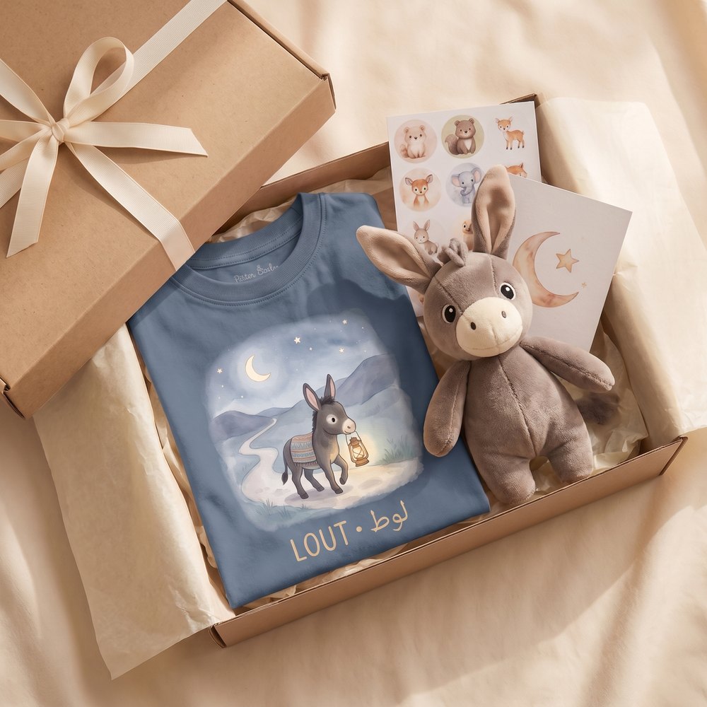 Coffret cadeau Lout avec Hamouda le petit âne