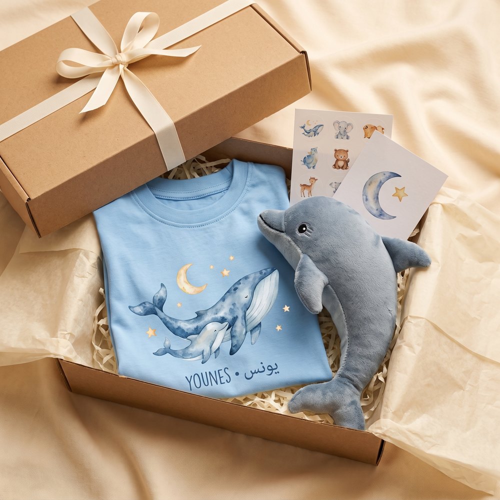 Coffret cadeau Younes avec Léo le dauphin