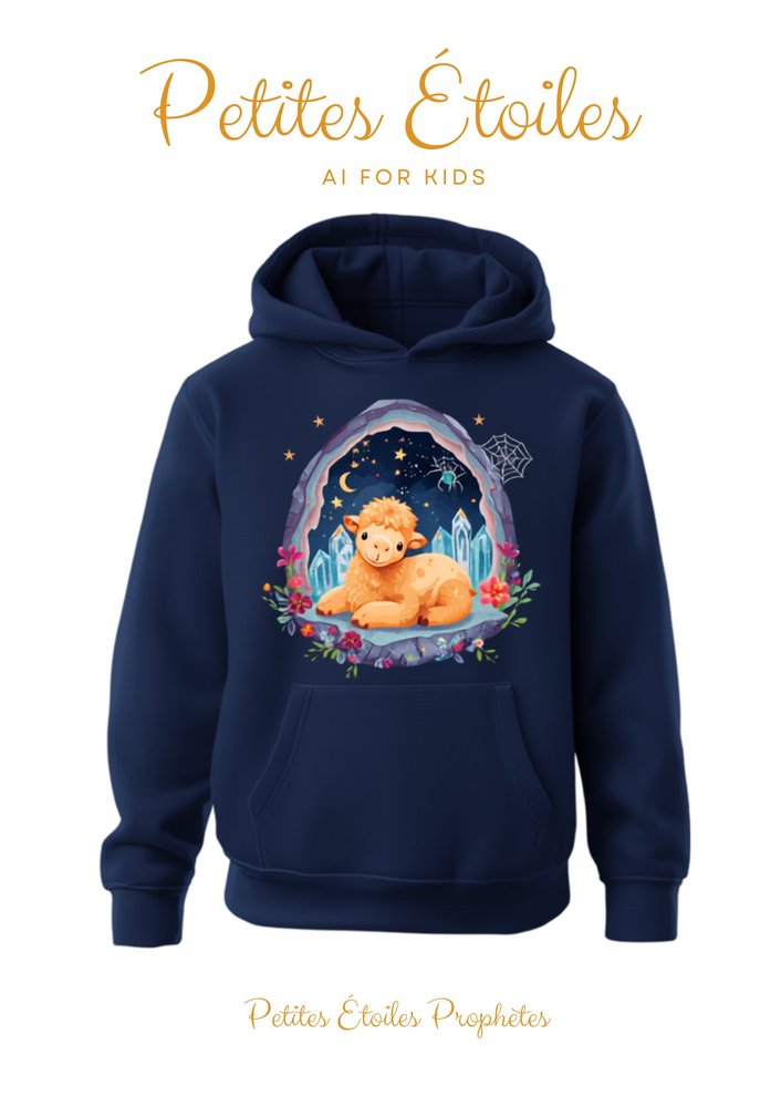 Sweat à capuche Mohamed ﷺ — Enfant