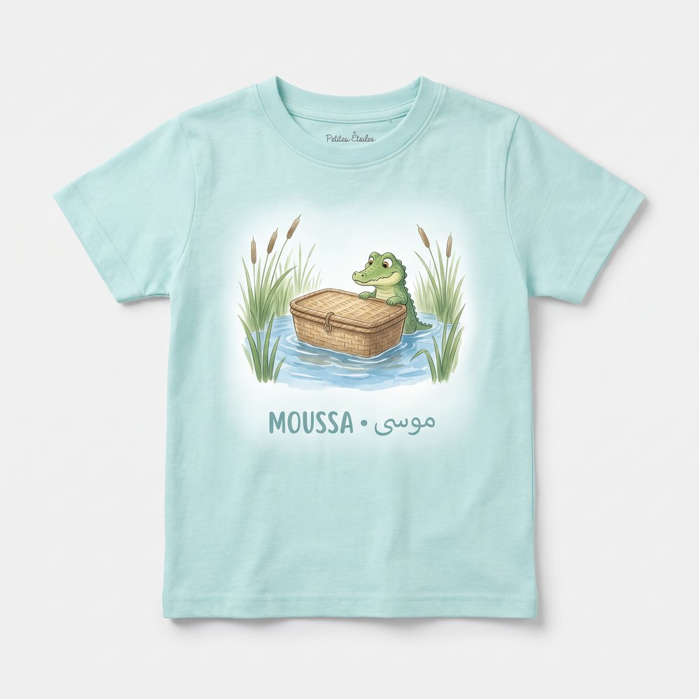 T-shirt Moussa — Nilo le petit crocodile