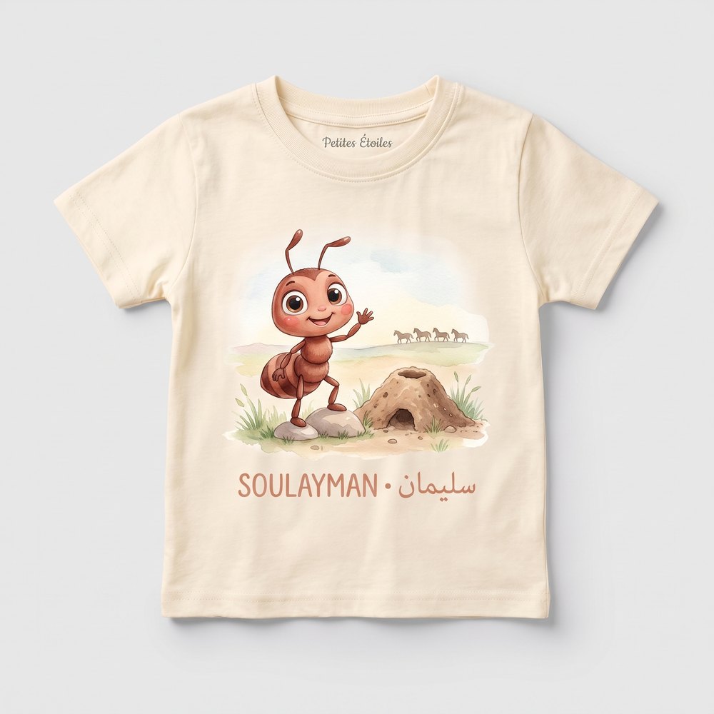 T-shirt Soulayman — Amira la fourmi